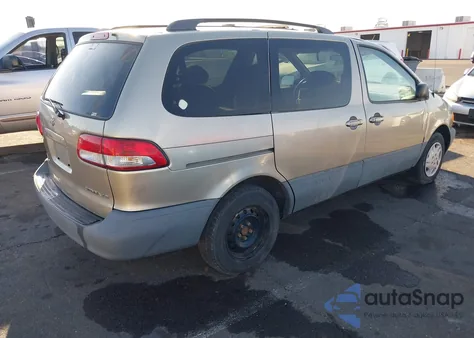 2001 Toyota Sienna Le from USA, damaged, VIN 4T3ZF13C21U345237